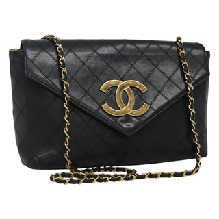 Chanel Vintage CC Mini chain Shoulder Bag Leather