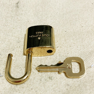 Louis Vuitton Cadenas Bag Charm Gold-plated