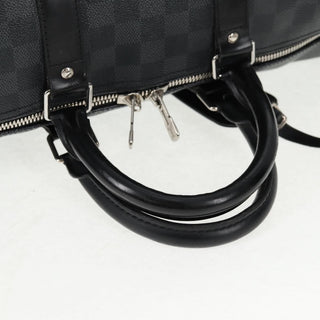 Louis Vuitton Keepall Bandouliere Bag Limited Edition Damier Graphite LV League