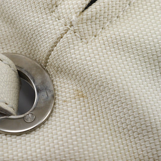 Chanel Biarritz Hobo Quilted Coated Canvas