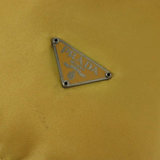 Prada Drawstring Wristlet Bucket Bag Tessuto