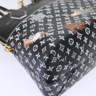 Louis Vuitton Alma Souple Handbag Limited Edition Grace Coddington Catogram Canvas and Calfskin