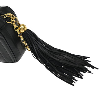 Chanel Vintage Tassel Camera Bag Vertical Quilted Leather