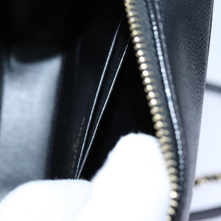 Chanel Filigree Vanity Clutch with Chain Quilted Caviar