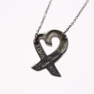Tiffany & Co. Paloma Picasso Loving Heart Pendant Necklace Silver 925