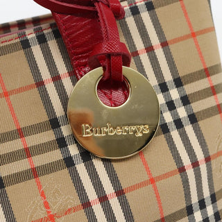 Burberry Nova Check Tote canvas check pattern