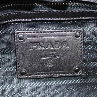 Prada Waves Chain Tote Leather and Tessuto