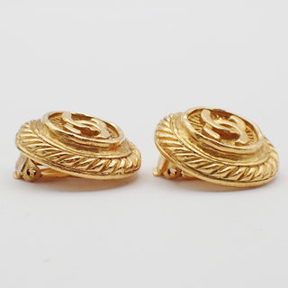 Chanel Logo CC Gold-plated