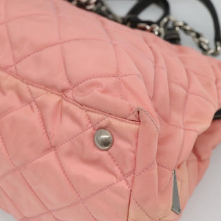 Prada Chain Zip Tote Quilted Tessuto