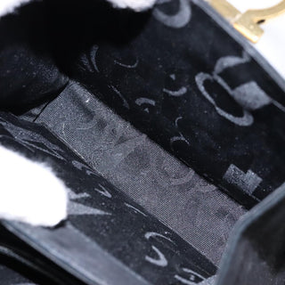 Salvatore Ferragamo Convertible Top Handle Bag Leather