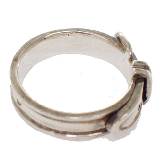 Hermes Belt Buckle Ring Silver 925