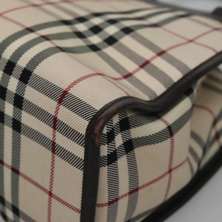 Burberry Nova Check Tote Canvas and Leather