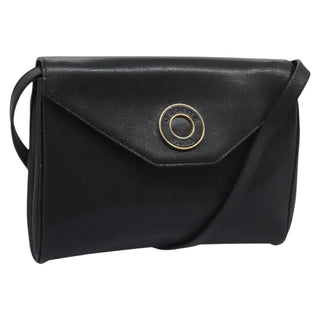 Celine Vintage Circle Logo Crossbody Bag Leather