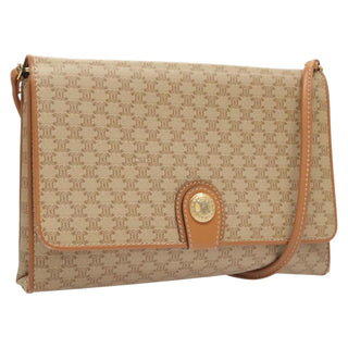 Celine Vintage Macadam Shoulder Bag Canvas