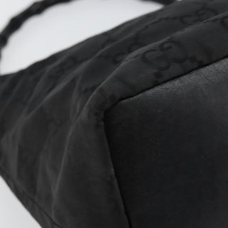 Gucci Vintage Bamboo Hobo GG Canvas