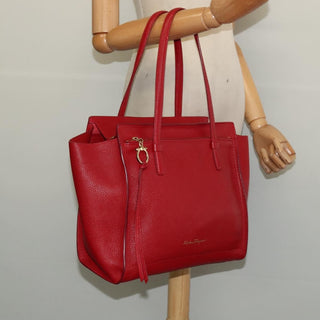 Salvatore Ferragamo Amy Tote Pebbled Leather