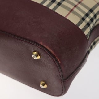 Burberry Shoulder Bag Nova Check Canvas