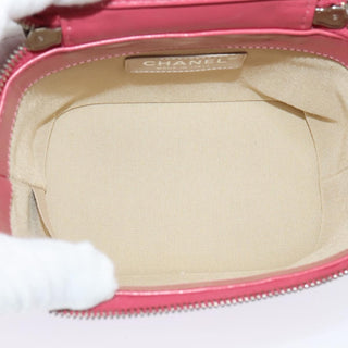 Chanel Take Away Vanity Case Rattan and Calfskin