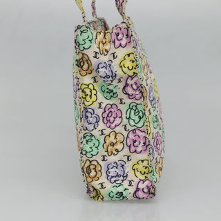 Chanel Vintage Camellia Tote Printed Nylon