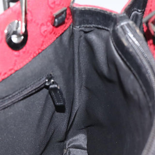 Gucci Vintage Bamboo Handle Tote Canvas