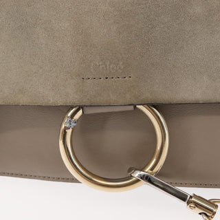 Chloe Faye Shoulder Bag Leather and Suede