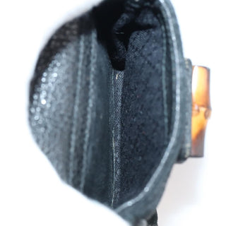 Gucci Vintage Bamboo Backpack Suede