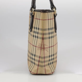 Burberry Onslow Tote Haymarket Coated Canvas