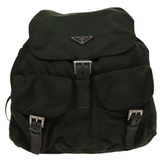 Prada Double Front Pocket Backpack Tessuto