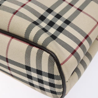 Burberry Nova Check Tote Canvas and Leather