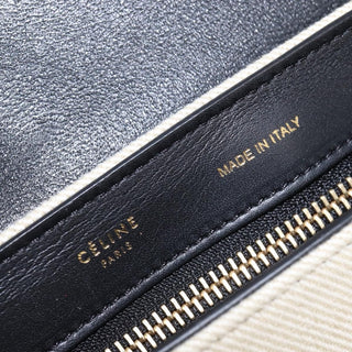 Celine Trapeze Bag Canvas with Leather