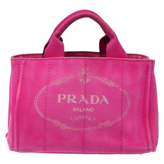 Prada Canapa Open Tote Canvas