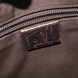 Gucci Zip Top Messenger Bag GG Coated Canvas