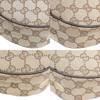 Gucci Saddle Zip Messenger Bag GG Canvas