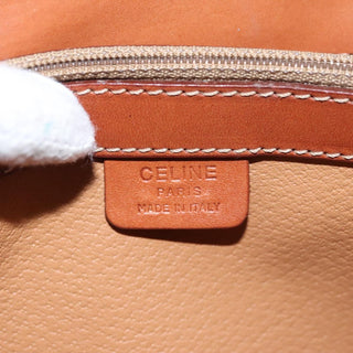 Celine Vintage Convertible Top Handle Bag Macadam Coated Canvas
