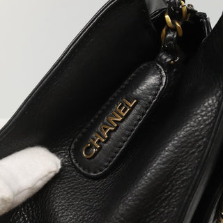 Chanel Vintage CC Front Pocket Tote Quilted Leather