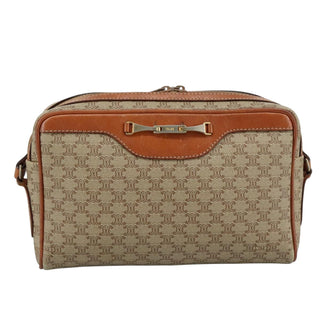 Celine Macadam Shoulder Bag Leather