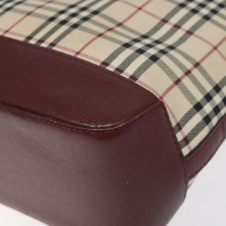 Burberry Nova Check Tote canvas check pattern