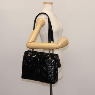 Chanel Vintage Timeless Zip Tote Patent Leather