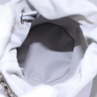 Louis Vuitton Chalk Nano Bag Limited Edition Logo Story Monogram Canvas