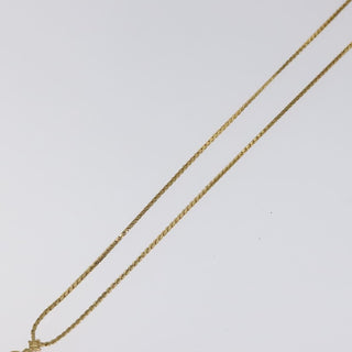 Christian Dior CD Pendant Necklace Gold-plated
