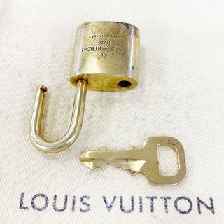 Louis Vuitton Cadenas Bag Charm Gold-plated