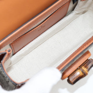 Gucci Bamboo 1947 Belt Bag GG Coated Canvas