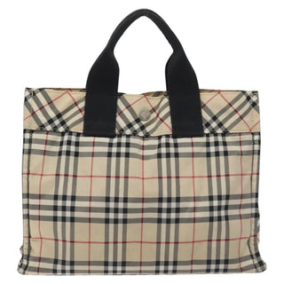Burberry Nova Check Tote Nylon