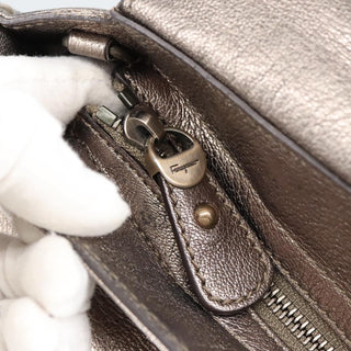 Salvatore Ferragamo Sofia Satchel Leather