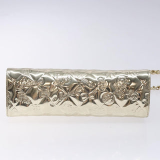 Chanel Lucky Symbols Pochette Embossed Quilted Patent