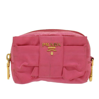 Prada Bow Camera Crossbody Bag Tessuto