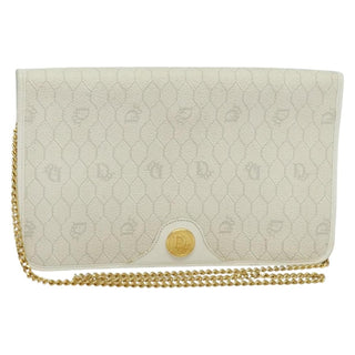 Christian Dior Vintage Honeycomb chain Canvas