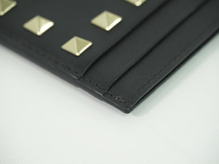 Valentino Garavani Rockstud Card Holder Leather