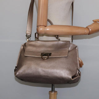 Salvatore Ferragamo Sofia Satchel Leather