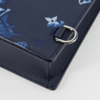 Louis Vuitton Sac Plat Zipped Bag Limited Edition Monogram Ink Watercolor Leather